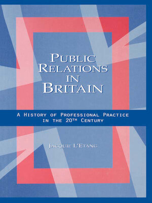 cover image of Public Relations in Britain